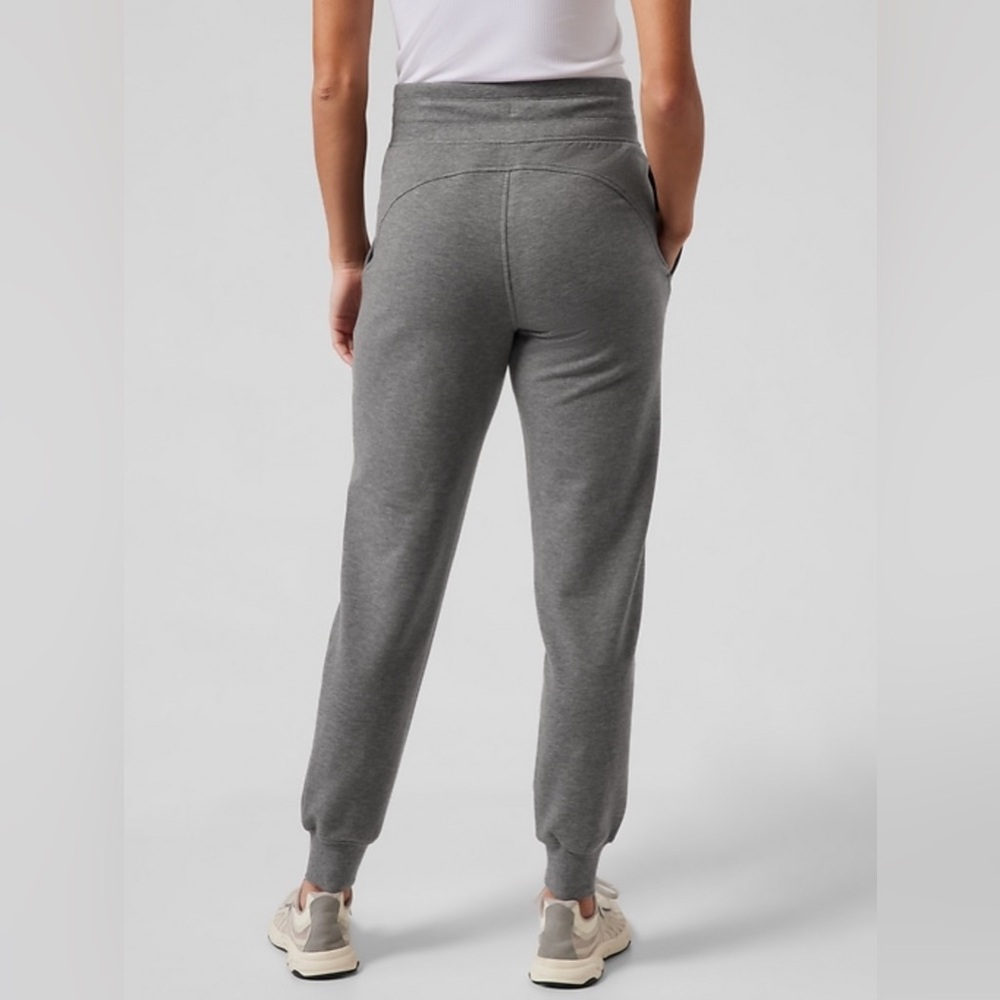 ATHLETA HEATHER‎ GREY DRAWSTRING WAISTBAND BALANCE JOGGER MEDIUM - Picture 2 of 9
